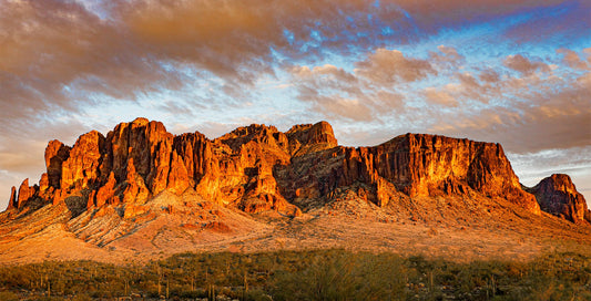 Red Sky Over The Superstitions